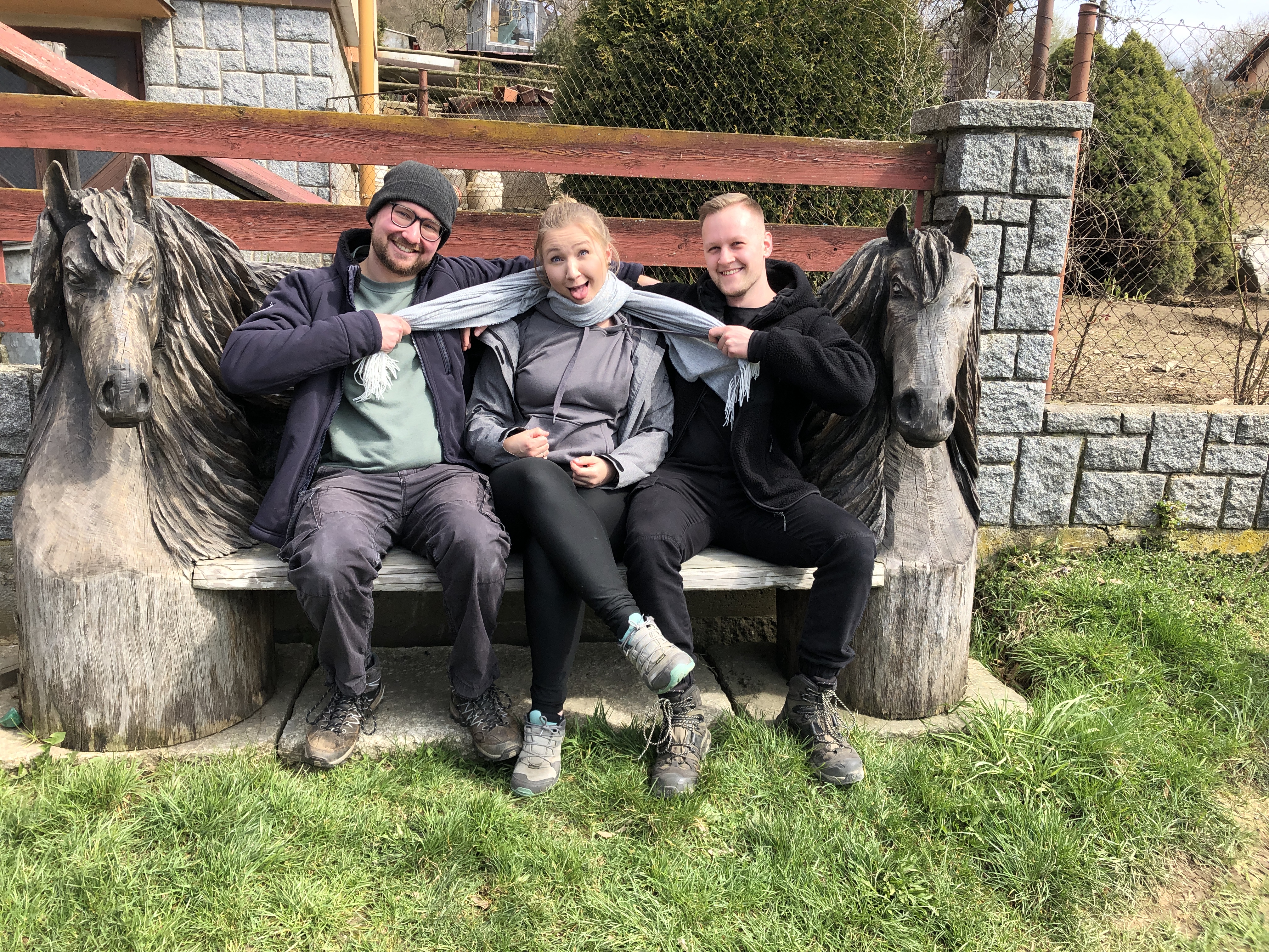 Gemeinsame Erinnerung mit Lennard und Pupsi
