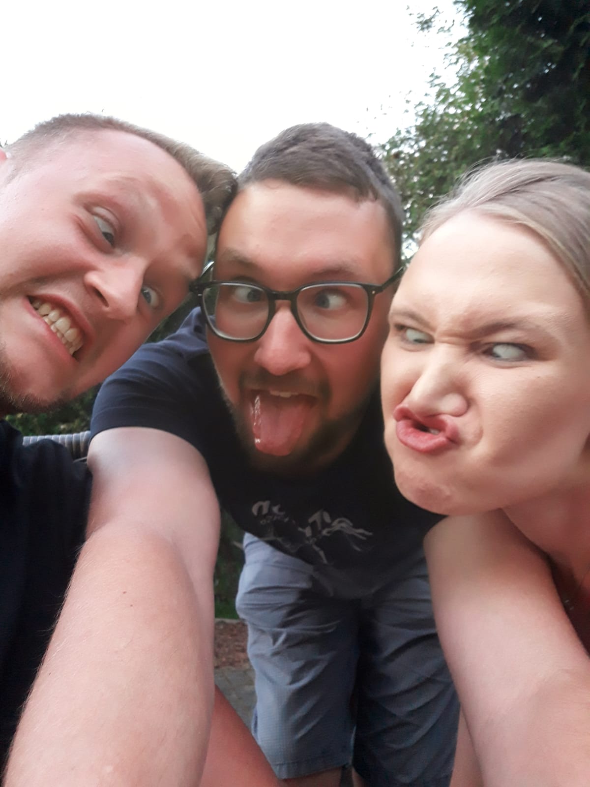 Gemeinsame Erinnerung mit Lennard und Pupsi